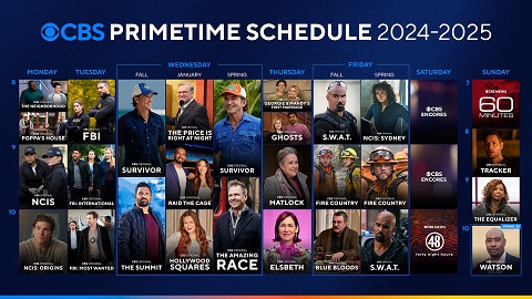 CBS 2024-25 Schedule